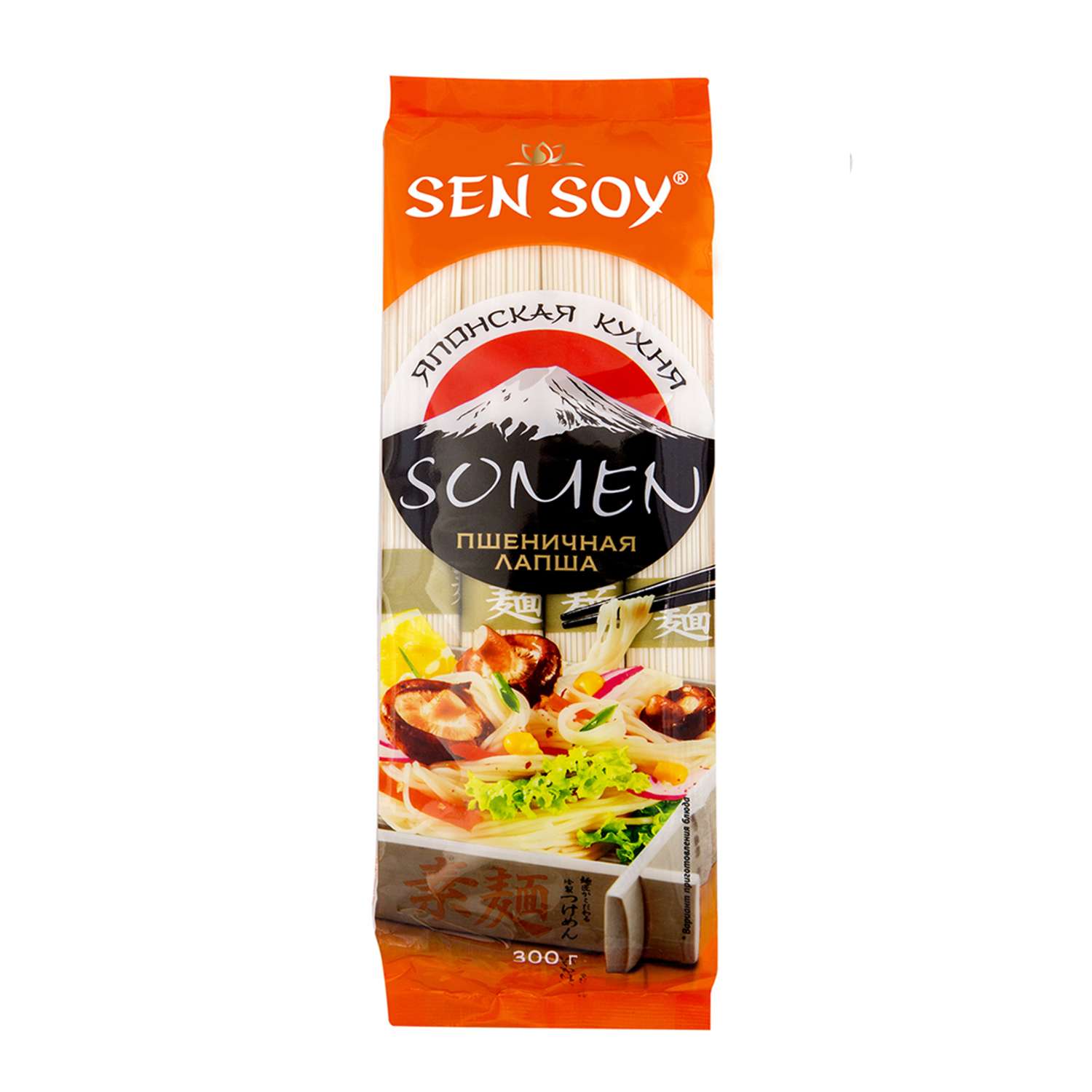 Лапша пшеничная Sen Soy Somen узкая 300гр - фото 1