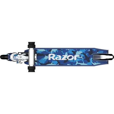 Самокат двухколёсный детский RAZOR A Series Special Edition Shark Camo синий - лёгкий складной компактный