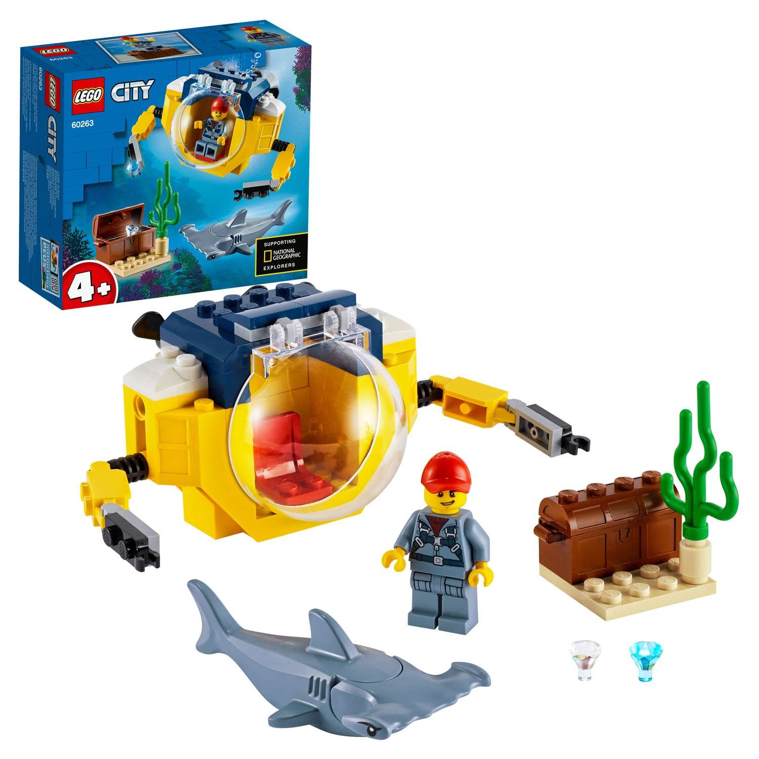 Конструктор LEGO City Мини-подлодка 60263 - фото 1