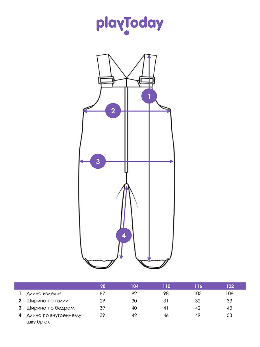 Полукомбинезон PlayToday 32222312 - фото 5