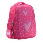 Рюкзак школьный Bruno Visconti розовый облегченная капсула с эргономичной спинкой Сердце