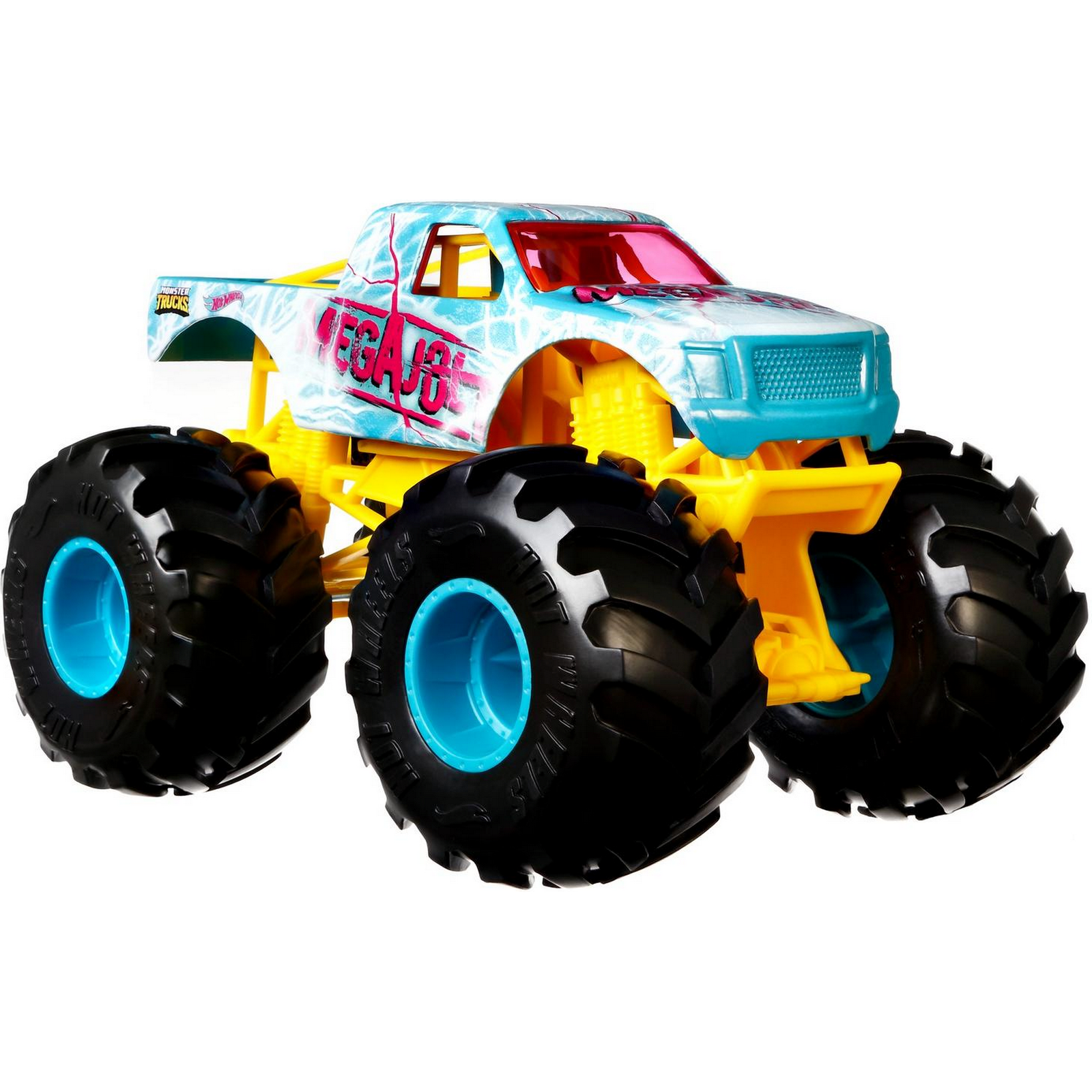 Машинка Hot Wheels Monster Trucks большой Мега Джолт GWL02 FYJ83 - фото 3