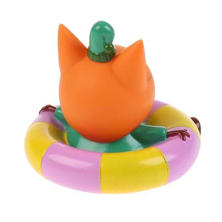 Игрушка для купания Играем вместе Три кота Капитошка Компот на круге 300705