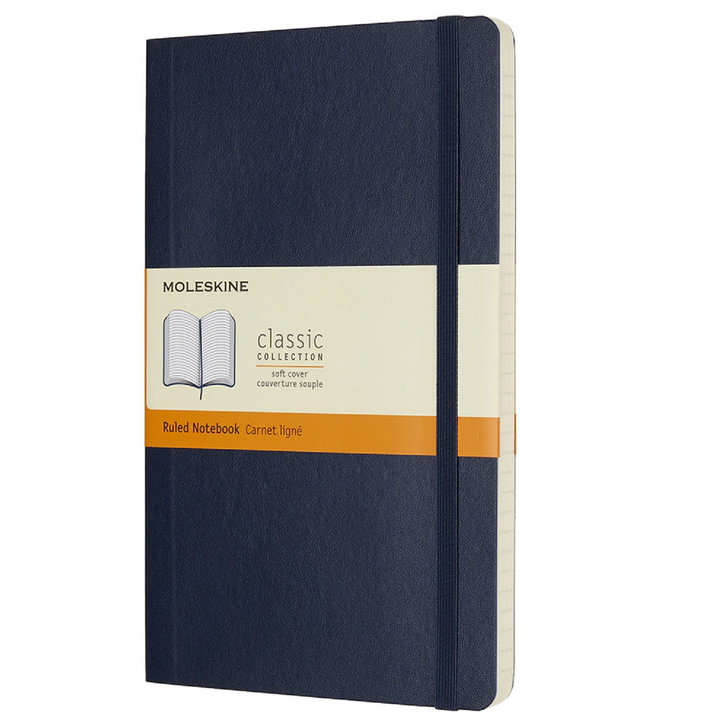 Блокнот MOLESKINE Classic 13х21см Линия Синий 430980 - фото 1