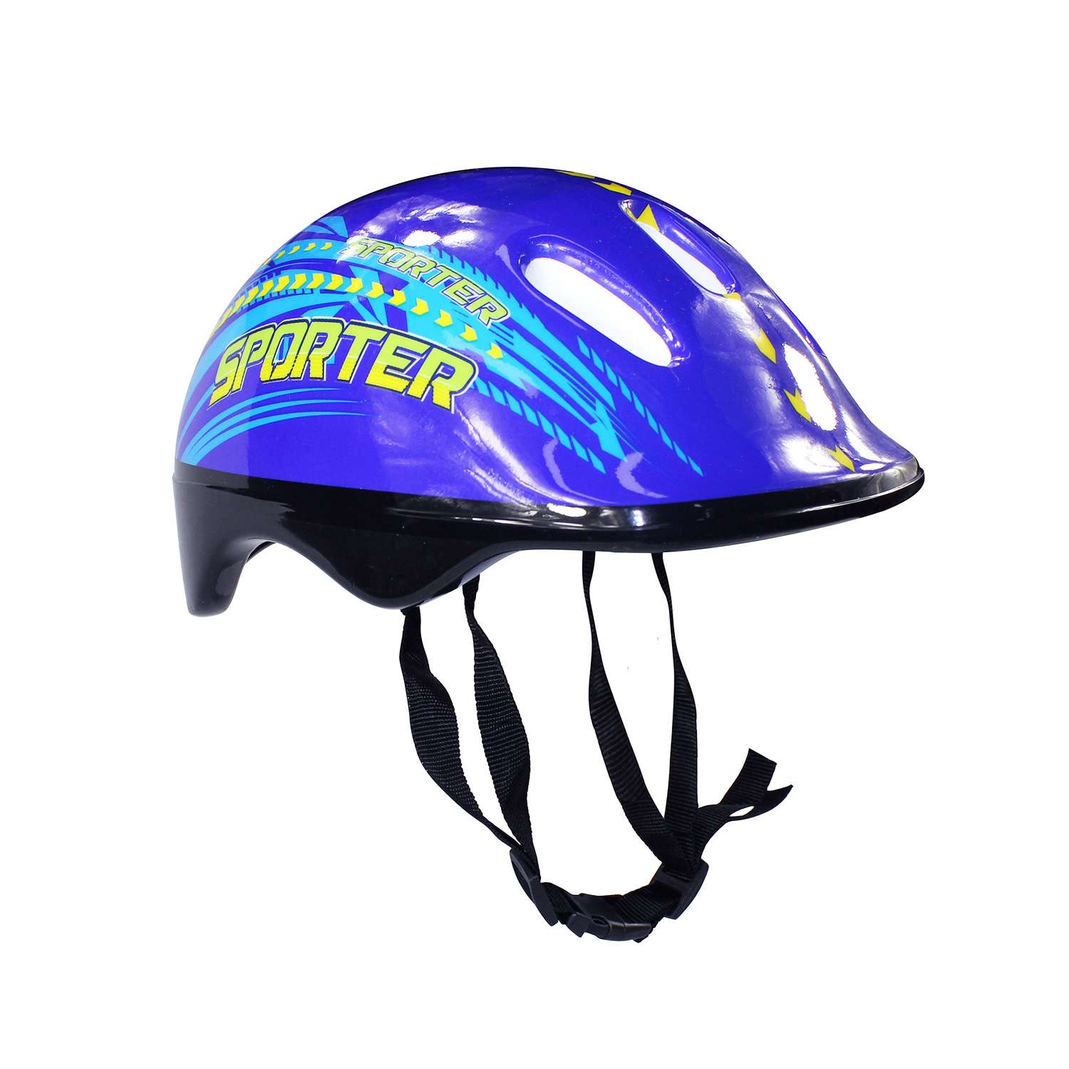 Набор роликовые коньки Alpha Caprice раздвижные Sporter Blue шлем и набор защиты в сумке размер XS 27-30 - фото 3
