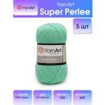 Пряжа YarnArt Super Perlee акриловая 100 г 400 м 841 мятный 5 мотков