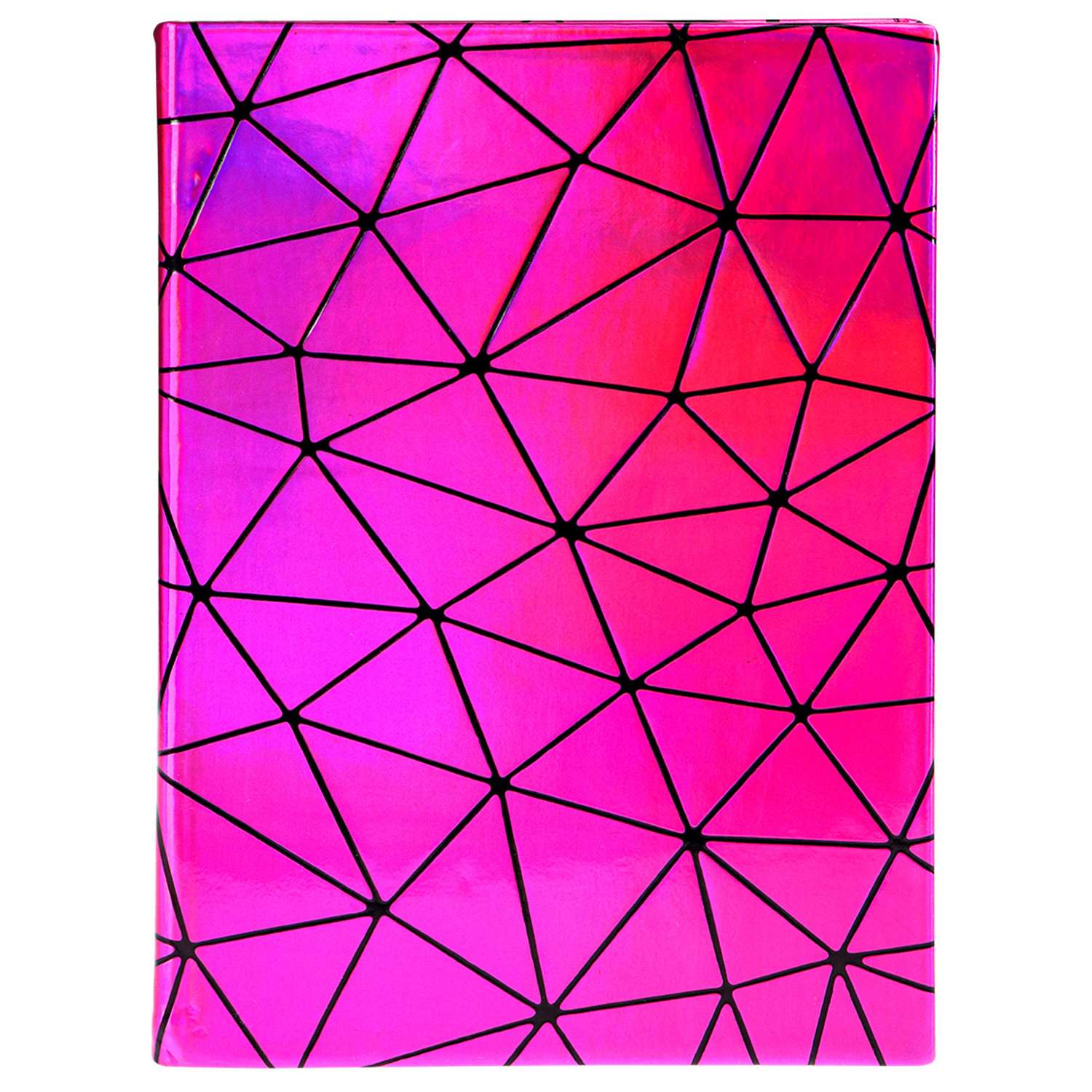 Ежедневник Profit треугольники фиолетовый 128 листов - фото 2