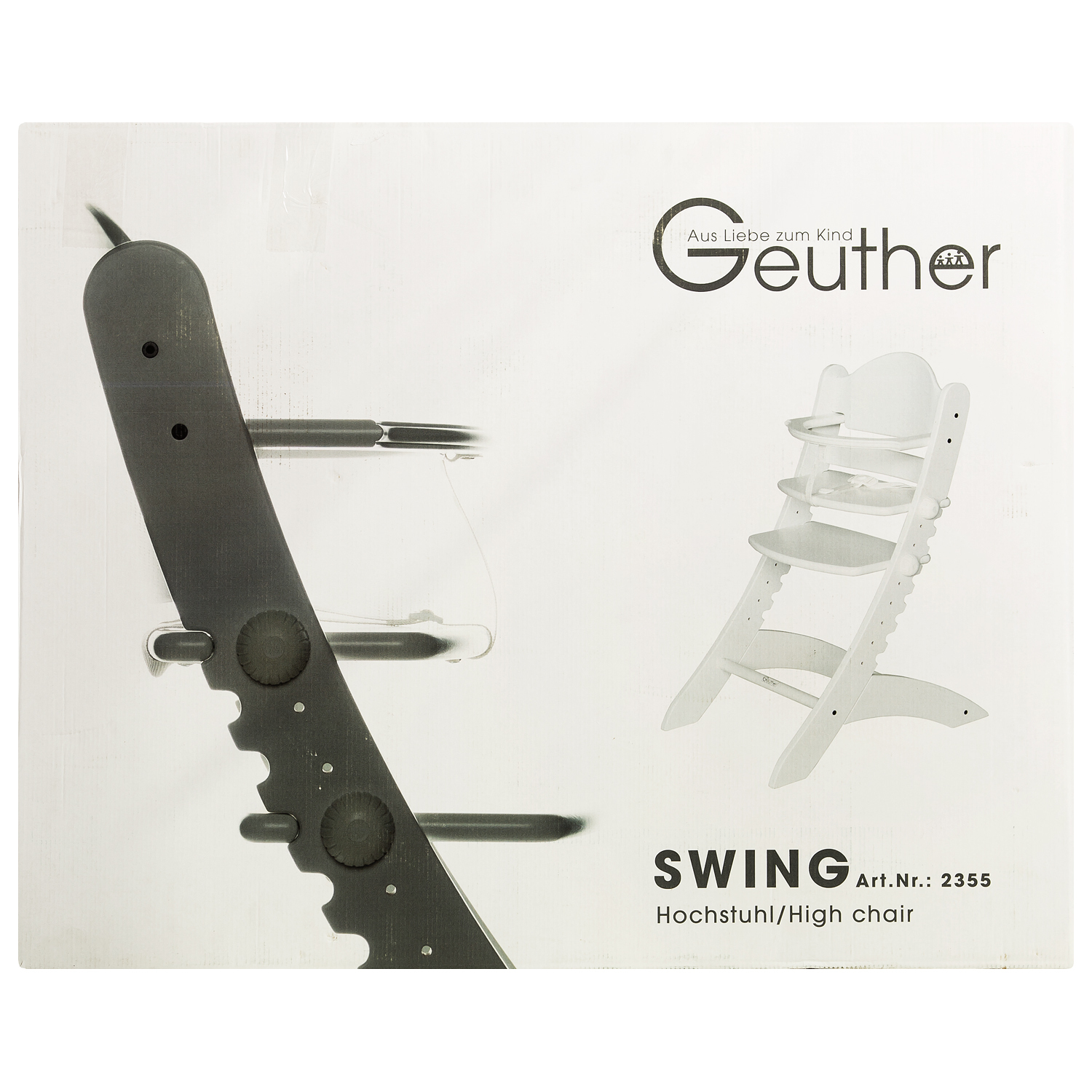 Стул Geuther Swing Белый 2355 WE - фото 2