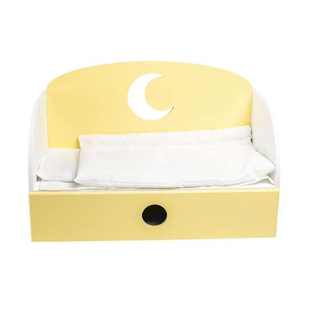 Мебель для кукол Paremo Диван–кровать Луна Желтый PFD120-20