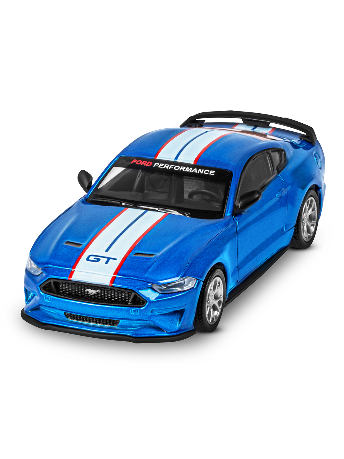 Автомобиль AUTODRIVE Ford Mustang Сборная модель 1:42 синий JB1251640 - фото 12