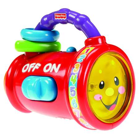 Обучающий фонарик Fisher Price Смейся и учись (рус.)