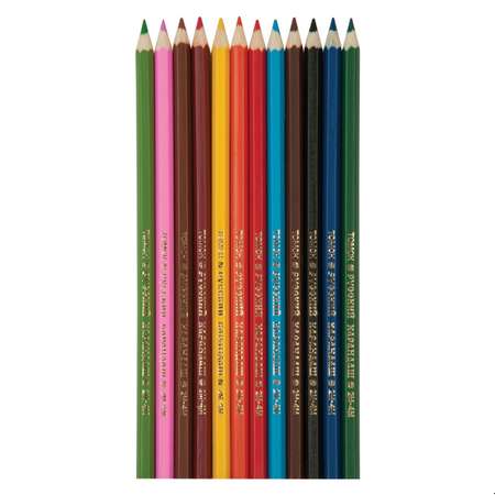 Карандаши цветные СКФ 12 цв.Сказки(175 мм)