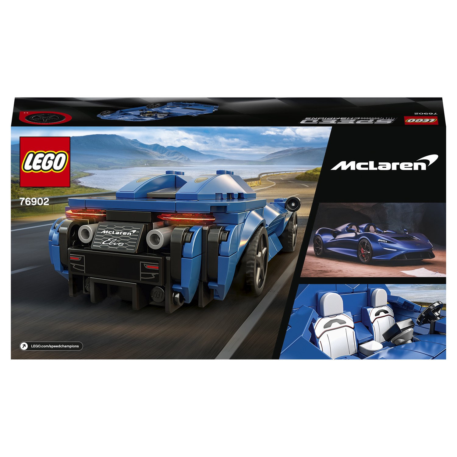 Конструктор LEGO Speed Champions McLaren Elva 76902 - фото 3