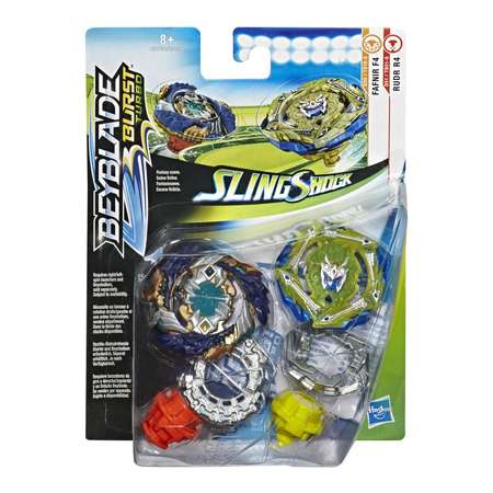 Волчок BeyBlade Слингшок Фафнир и Рудр E4750EU4