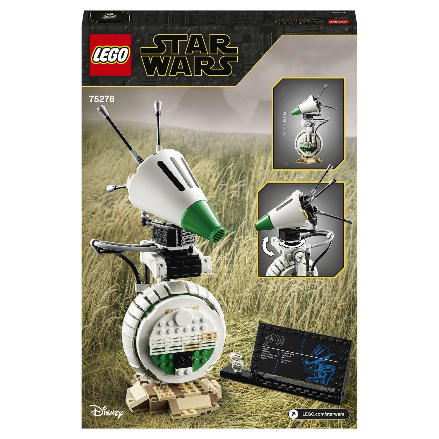Конструктор LEGO Star Wars Дроид D-O 75278 - фото 3
