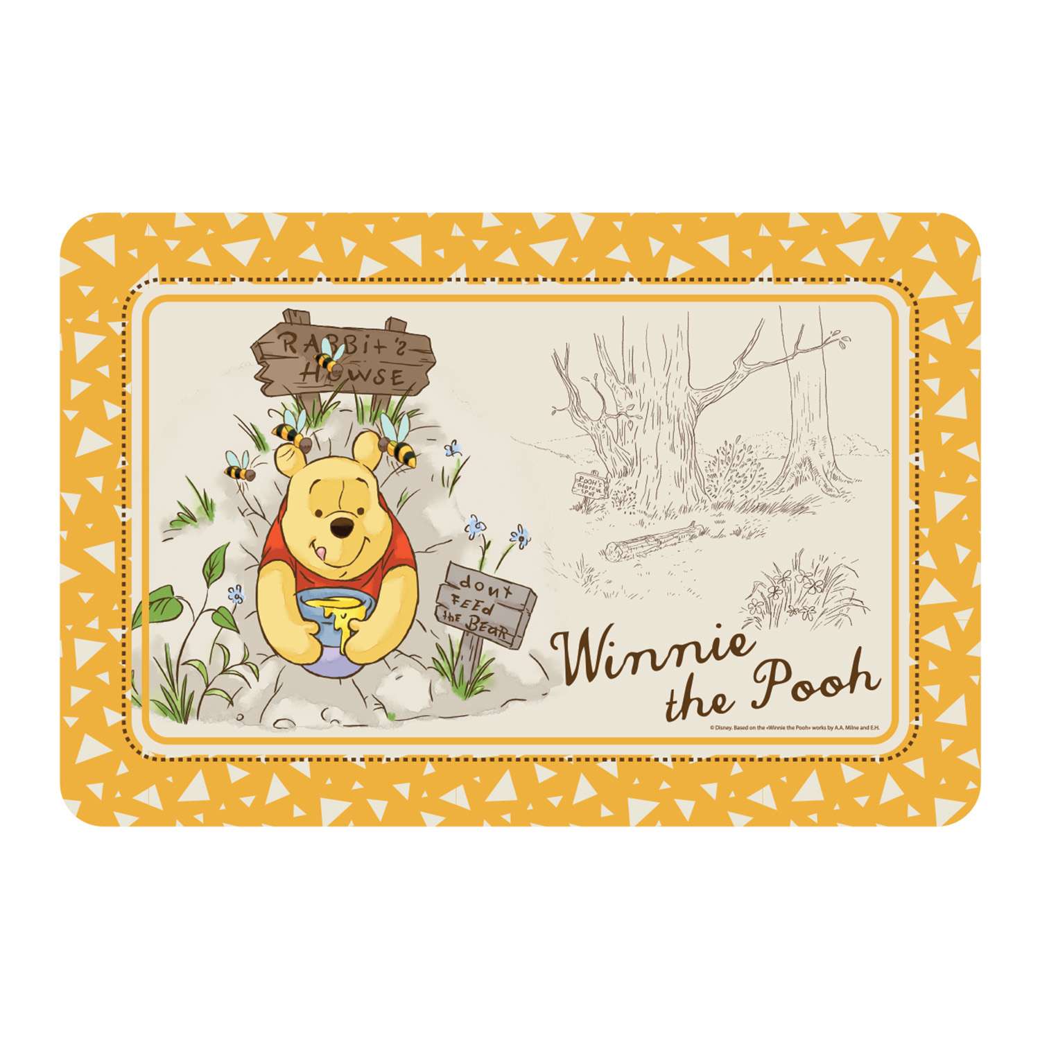 Коврик под миску для кошек Triol Disney Winnie-the-Pooh 30211015 - фото 1