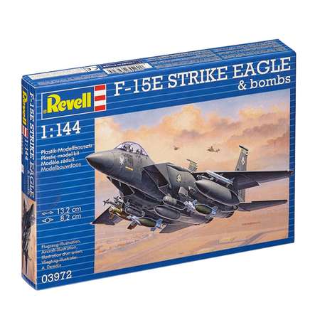 Сборная модель Revell Самолет F-15E Strike Eagle Bombs
