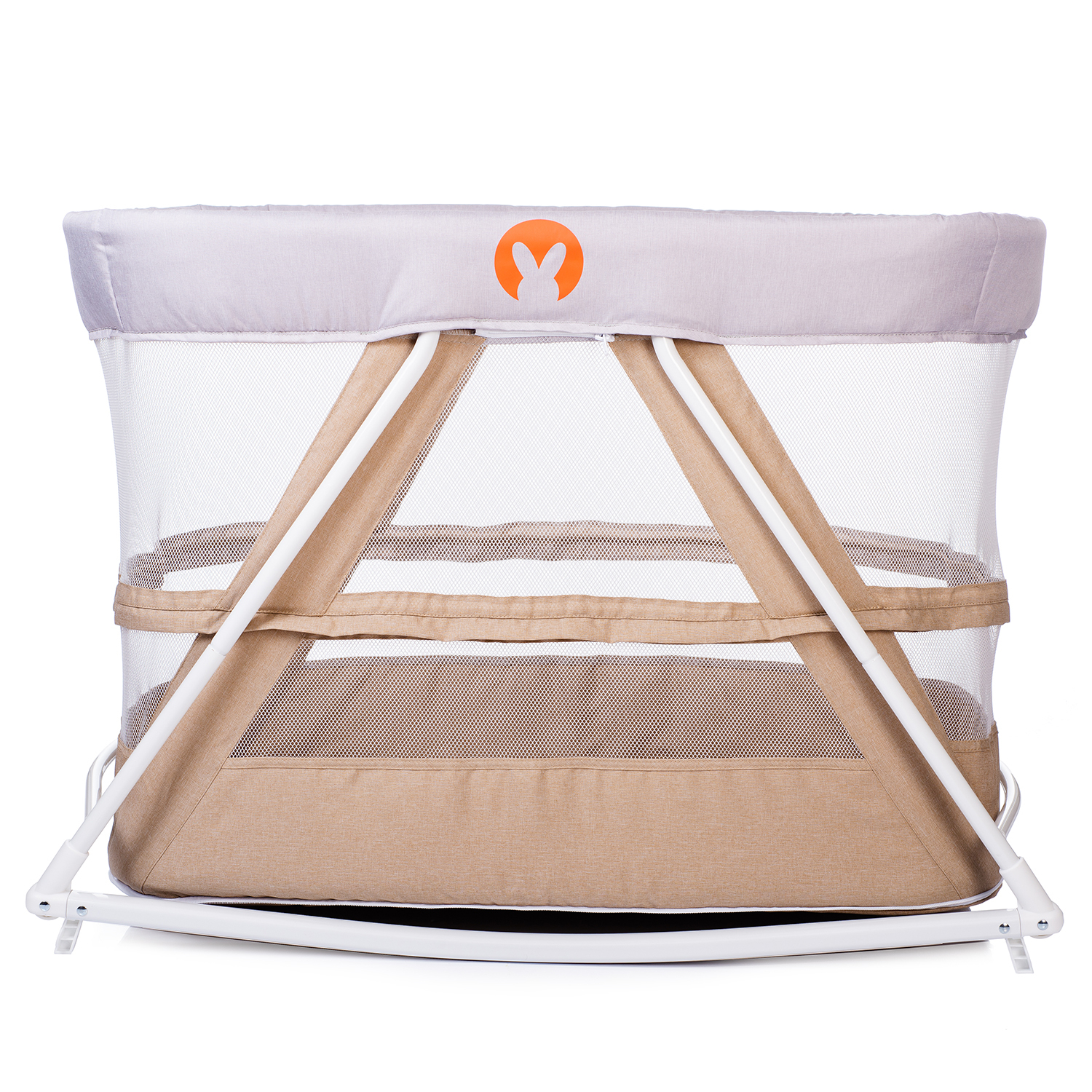 Колыбель-манеж Babyhit Rocking Crib Beige - фото 3