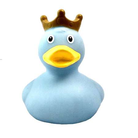 Игрушка Funny ducks для ванной Голубая уточка в короне 1927