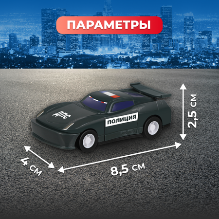 Автомобиль Пламенный мотор инерционный черный