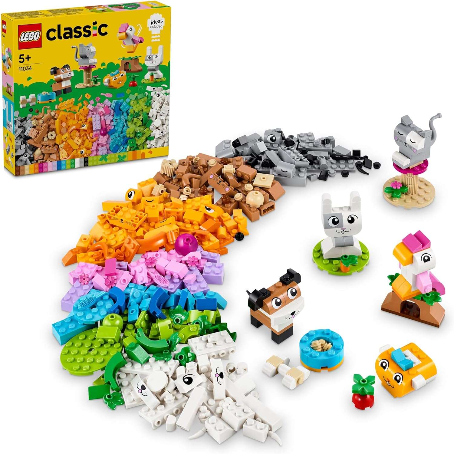 Конструктор LEGO Classic Креативные питомцы 11034 - фото 1