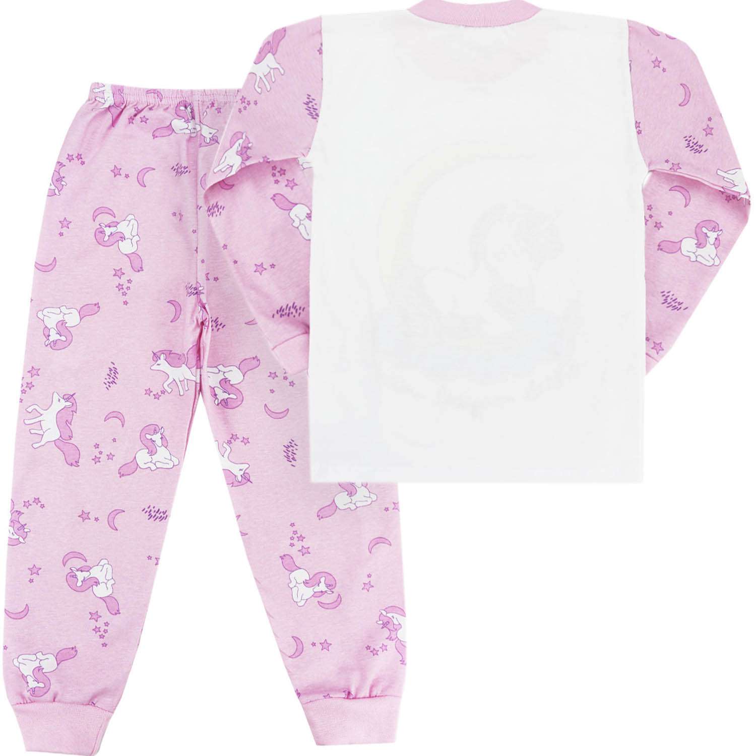 Пижама Babycollection 00-00023863 белый,розовый - фото 2