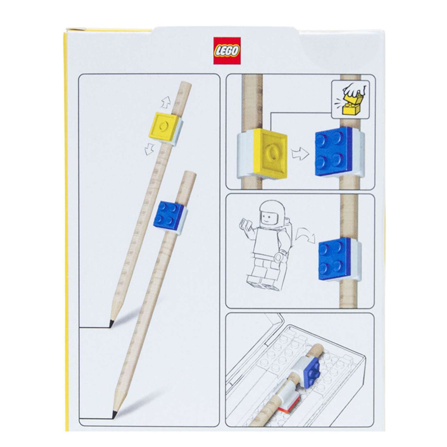 Набор карандашей LEGO 9 шт ТМ грифельные - фото 2