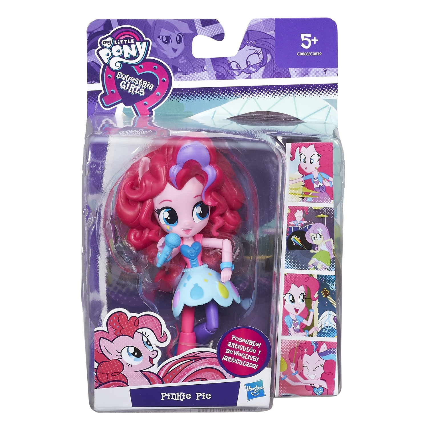 Мини-кукла MLP Equestria Girls My Little Pony Pinkie Pie C0868 C0839EU4 - фото 2