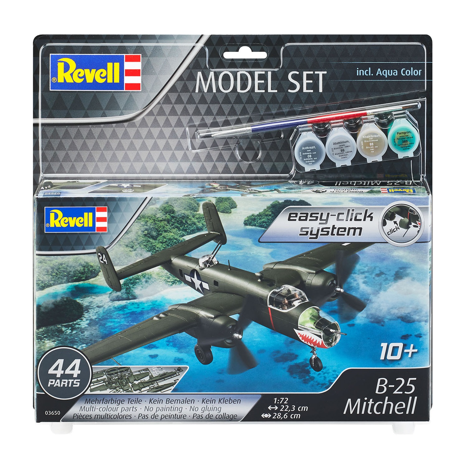 Модель для сборки Revell Американский бомбардировщик B-25 Mitchell 63650 - фото 2