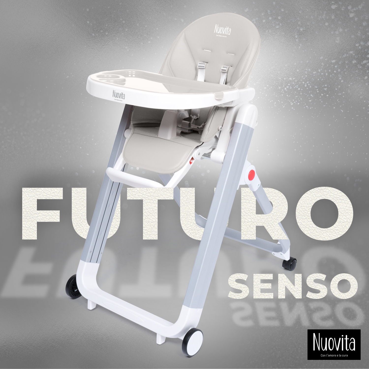 Стульчик для кормления Nuovita Futuro Senso Bianco Белый - фото 2