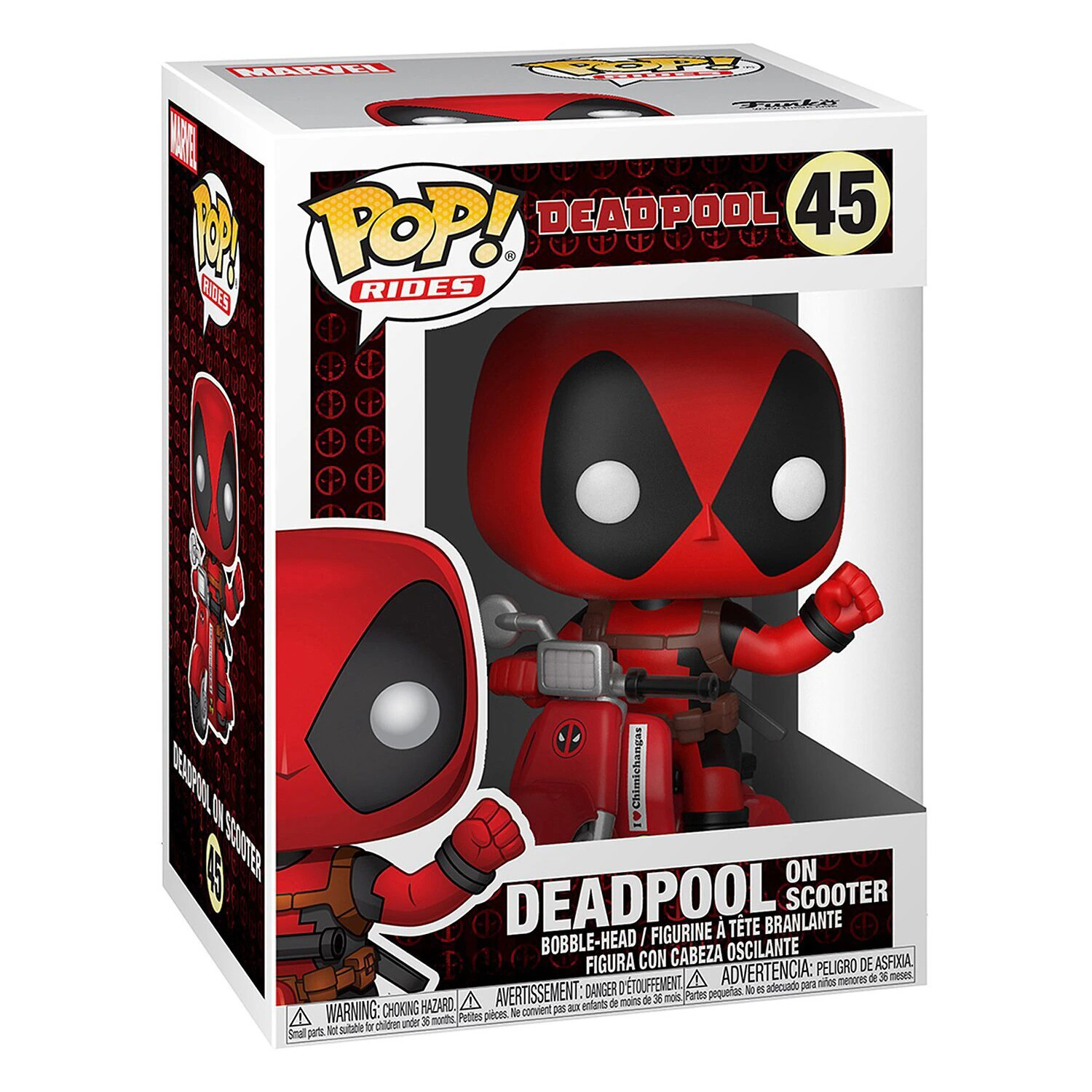 Фигурка Funko Deadpool Дэдпул на скутере Deadpool and Scooter из вселенной  Marvel купить по цене 1999 ₽ в интернет-магазине Детский мир