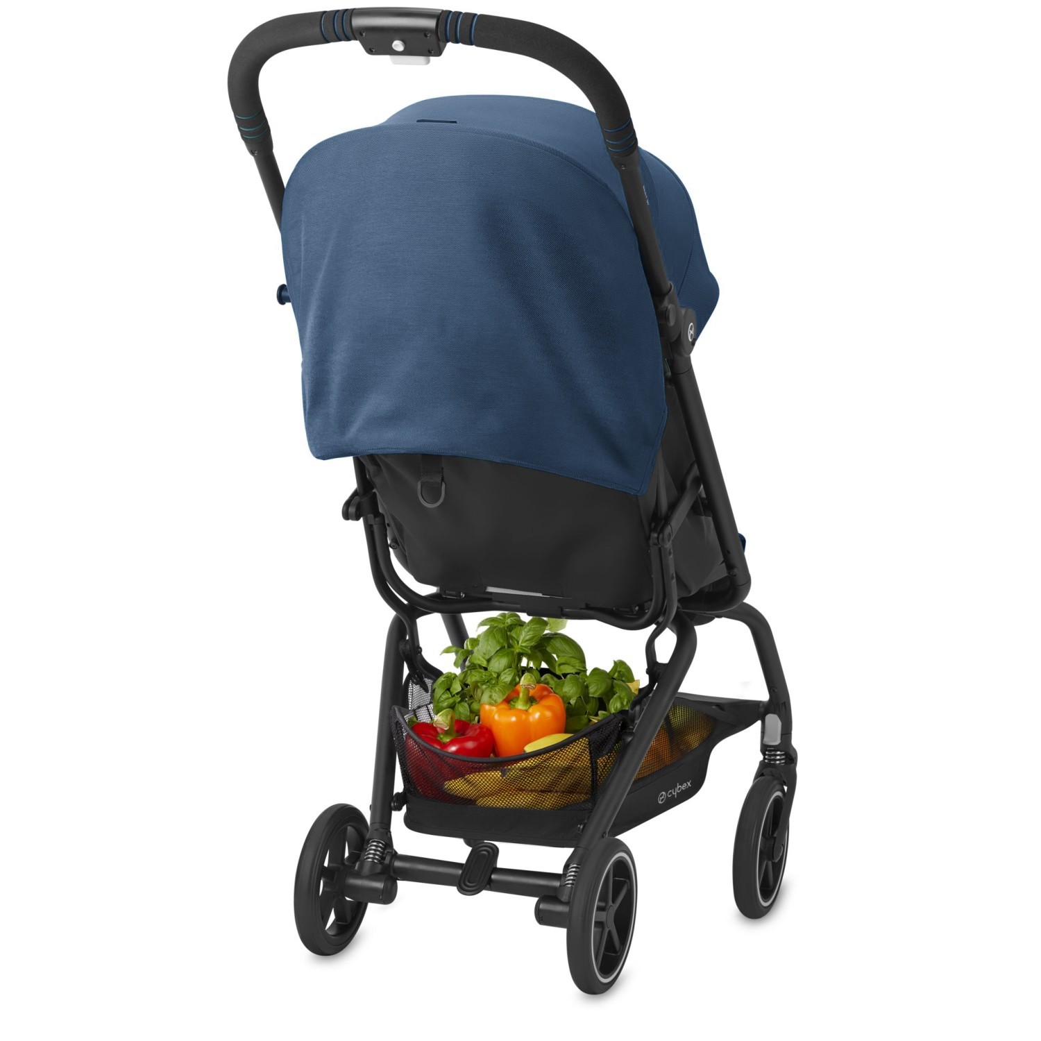 Коляска прогулочная Cybex Eezy S Plus Navy Blue - фото 3