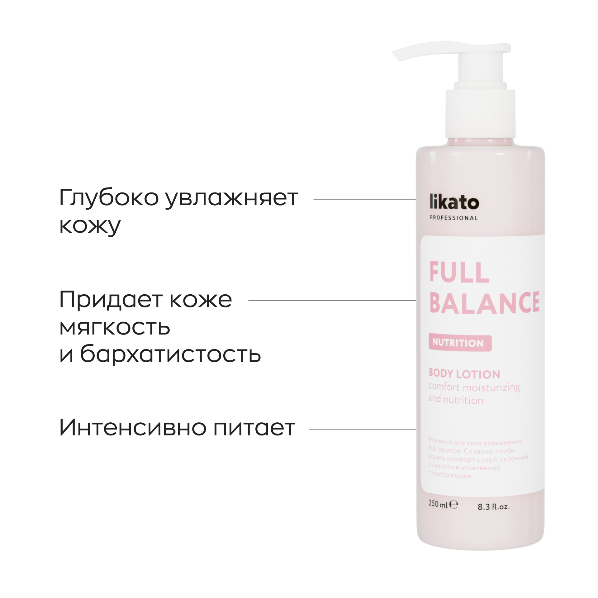 Молочко-флюид для тела Likato Professional Full Balance 250 мл - фото 1