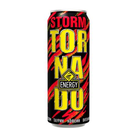 Напиток Tornado Energy Storm безалкогольный газированный 0.45л