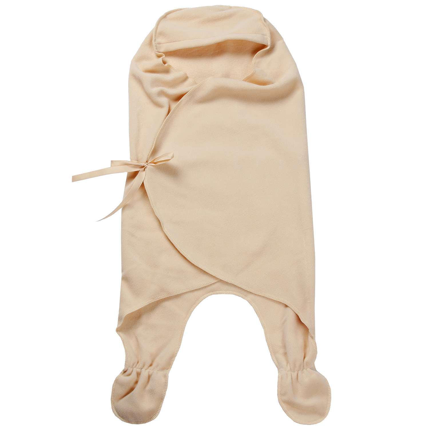 Конверт-одеяло Чудо-чадо спальный мешок «Эльф» флис бежевый - фото 1