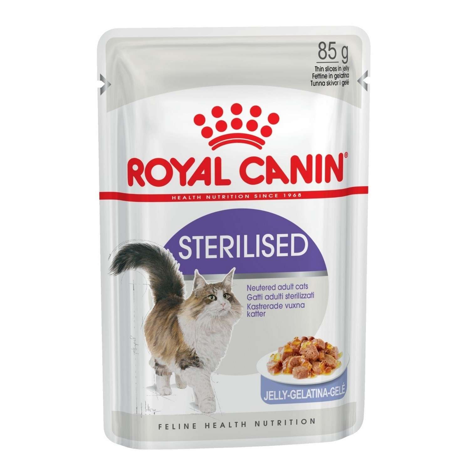 Корм влажный для кошек ROYAL CANIN Sterilised 85г желе - фото 2