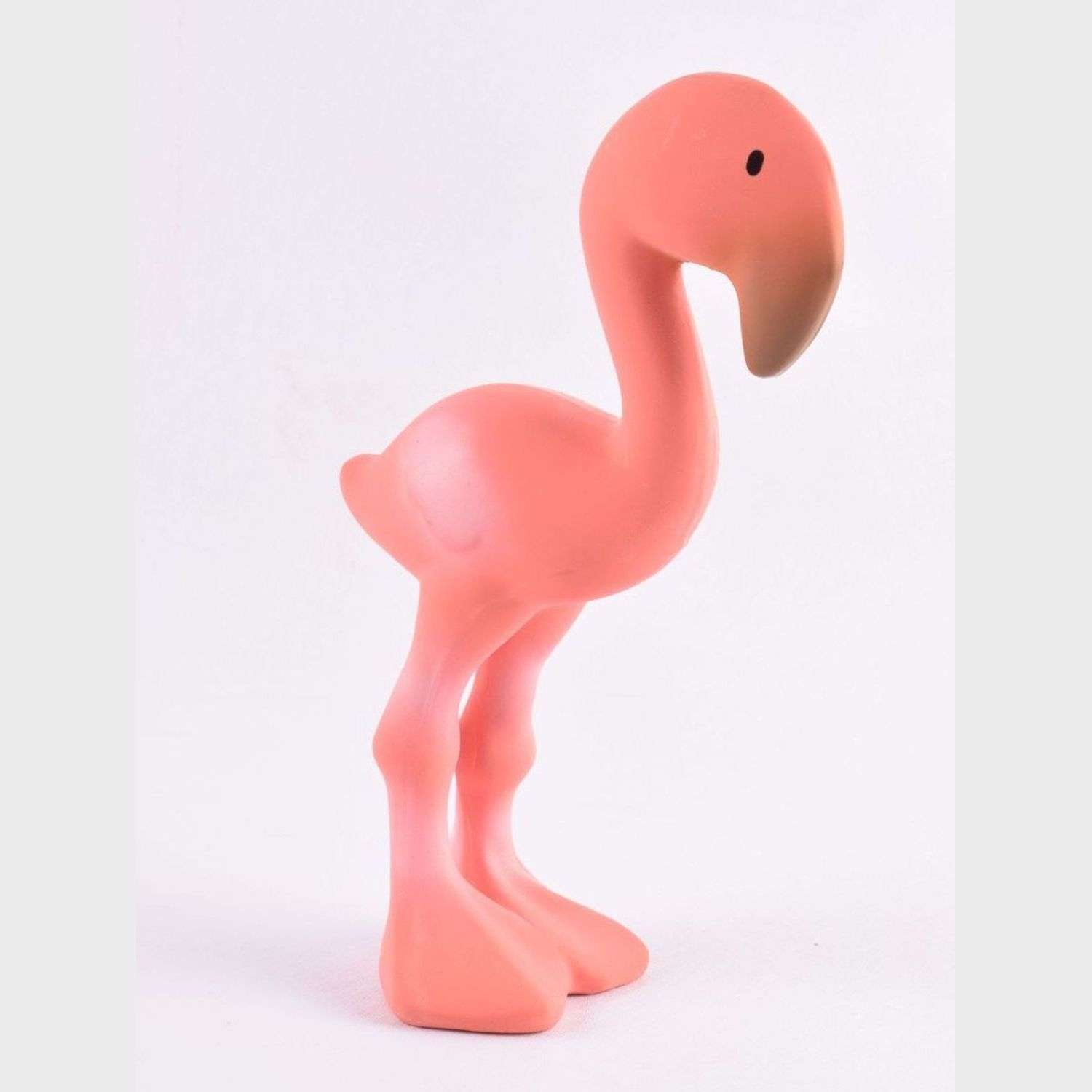 Игрушка-пищалка Tikiri из каучука Фламинго - фото 4