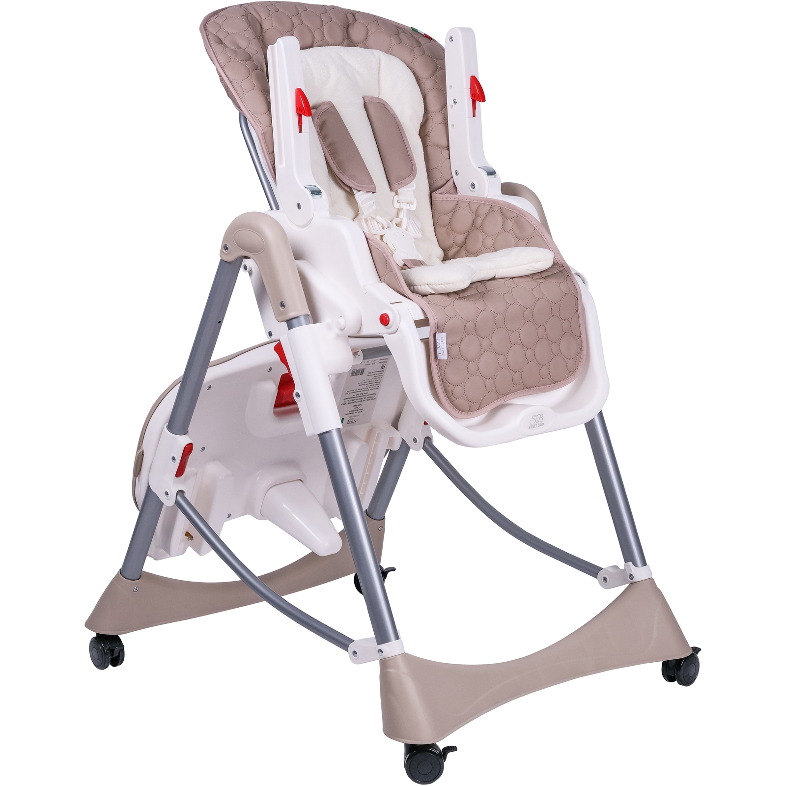 Стульчик для кормления Sweet Baby Royal Classic beige - фото 6