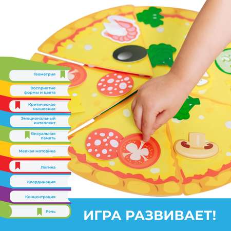 Настольная игра PicnMix на липучках Пицца 116023