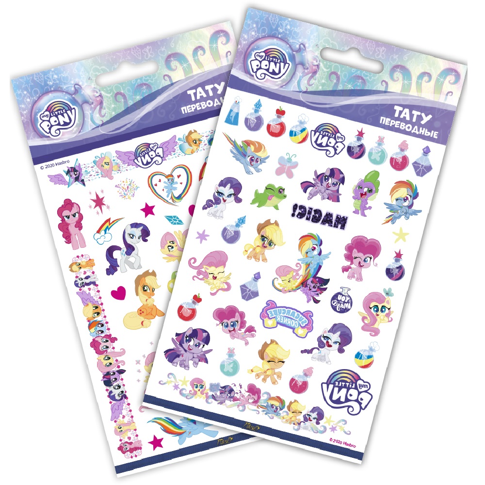 Набор временных татуировок PrioritY Hasbro My Little Pony 2 листа - фото 10