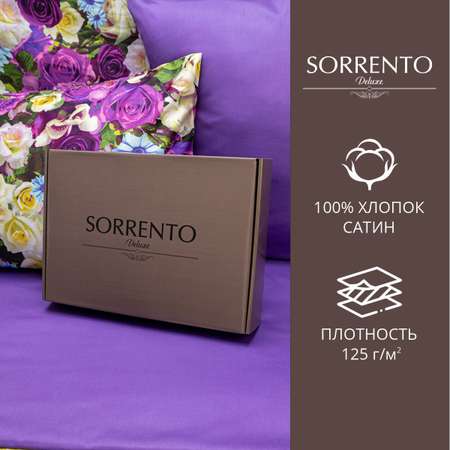 Комплект постельного белья SORRENTO DELUXE Малифисента 2-спальный макси 4 наволочки рис.3920-1+3637а-1