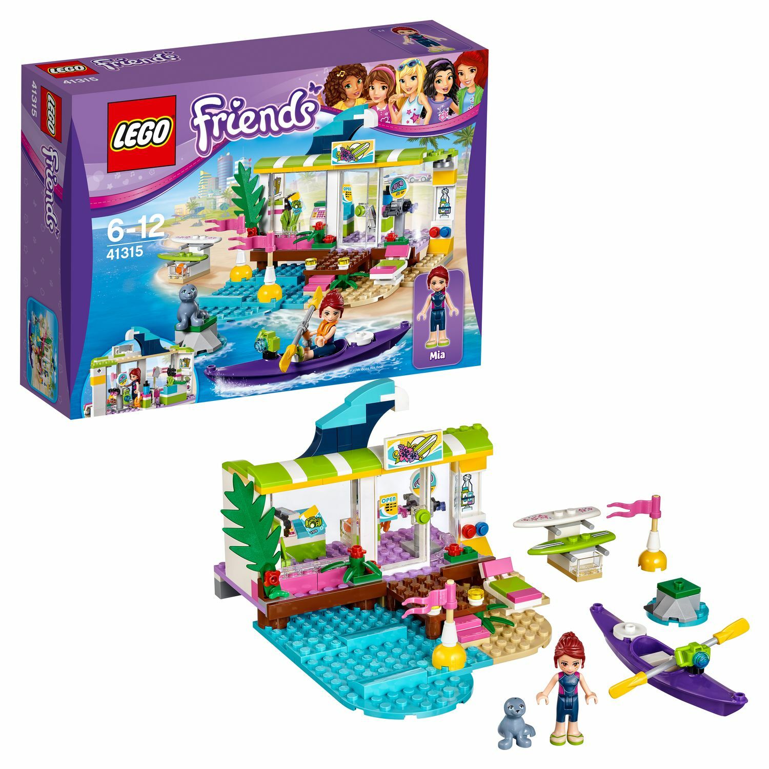 Конструктор LEGO Friends Сёрф-станция (41315)