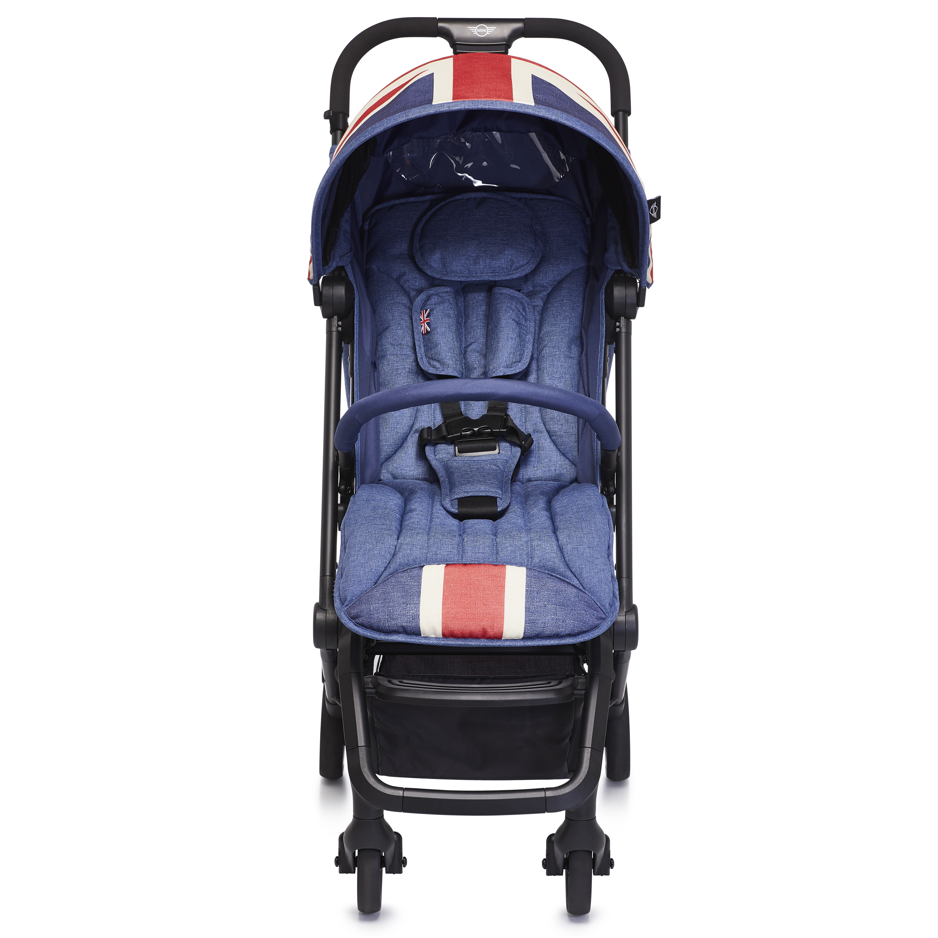 Коляска Easywalker Mini Buggy XS Union Jack Vintage с бампером - фото 2