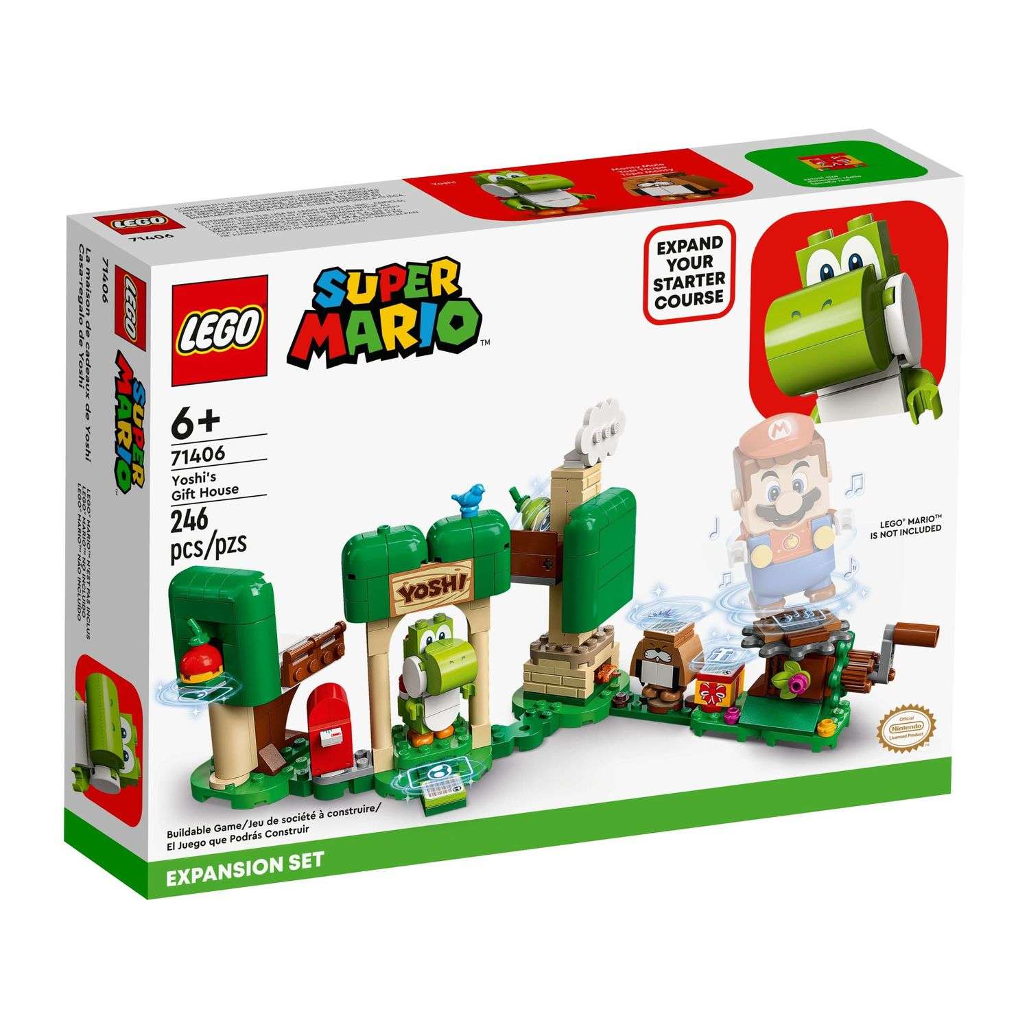 Конструктор LEGO Super Mario Yoshis Gift House Expansion Set 71406 - фото 1