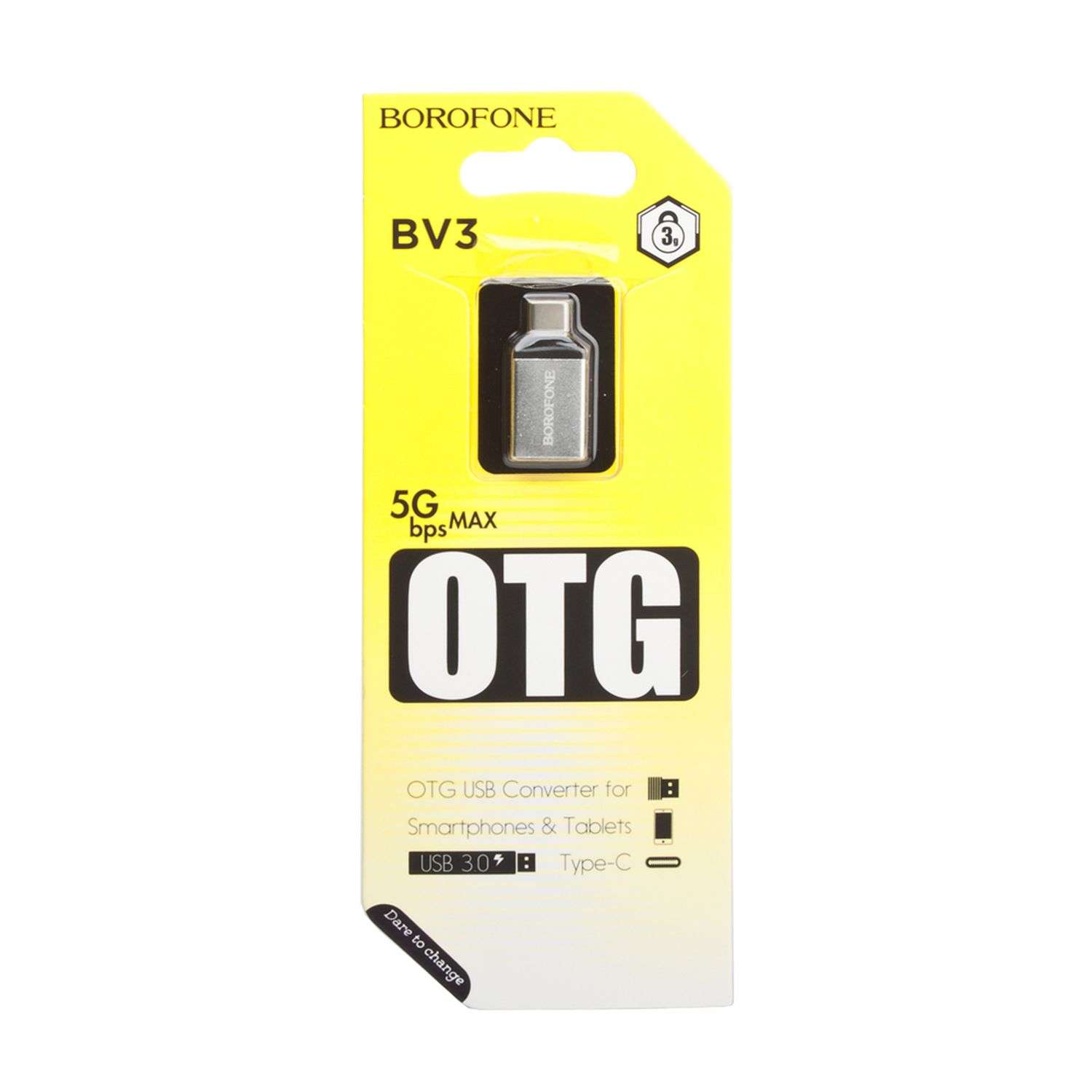 OTG адаптер Borofone BV3 USB-A/Type-C - фото 2