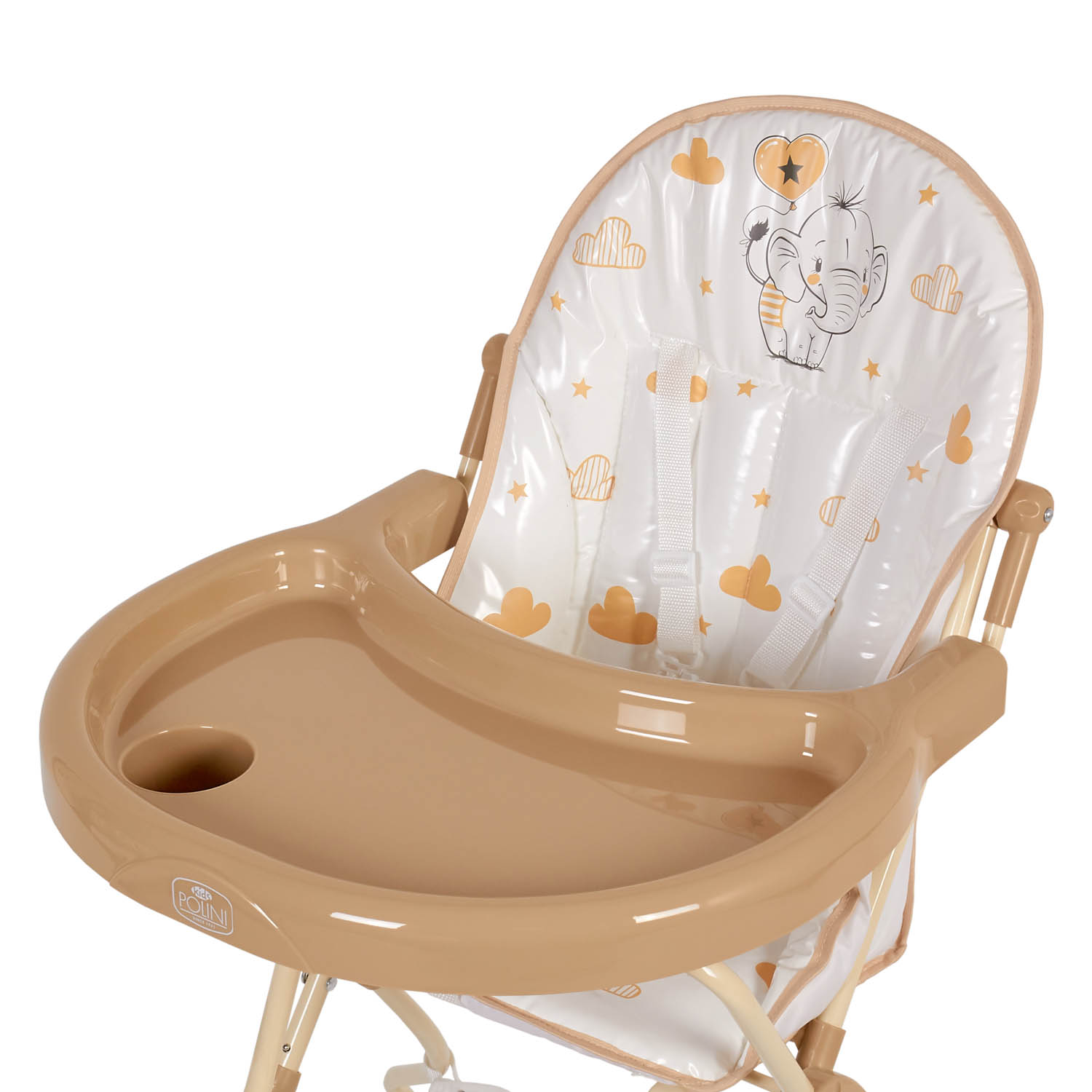 Стул для кормления Polini kids 252 Слоник Макиато - фото 10