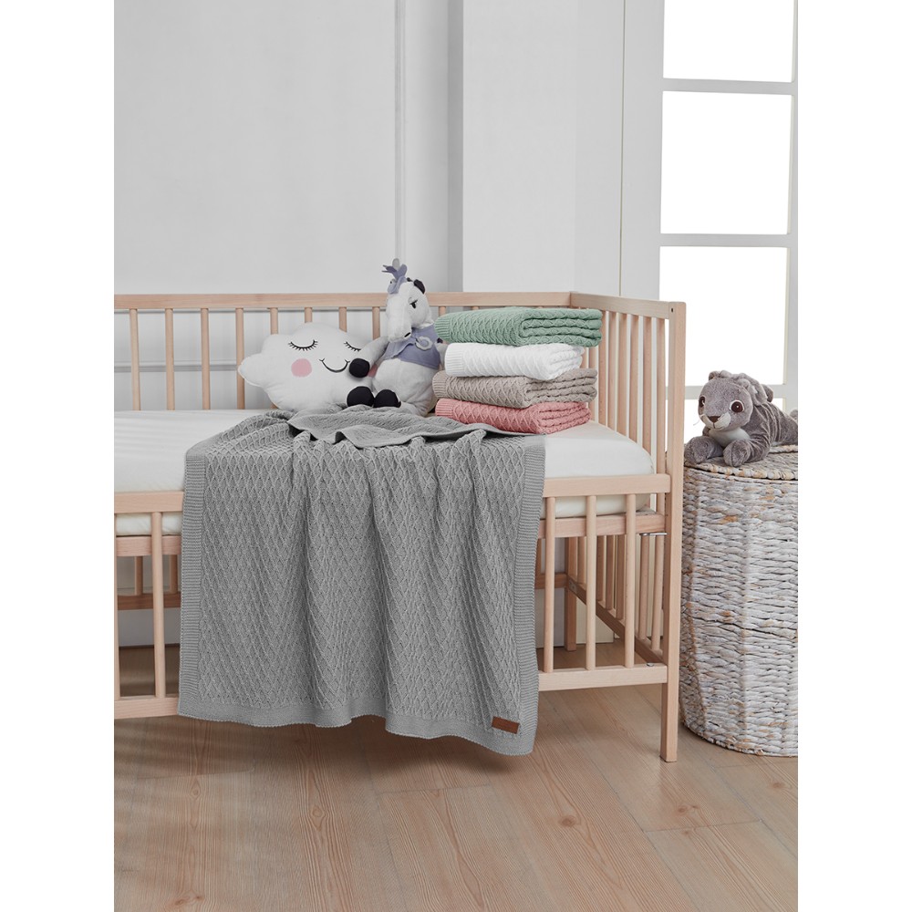 Вязаный плед BEDDY BYES Snowdrop - фото 2