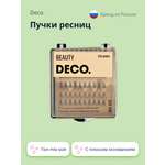 Накладные ресницы DECO. с плоским основанием mix size