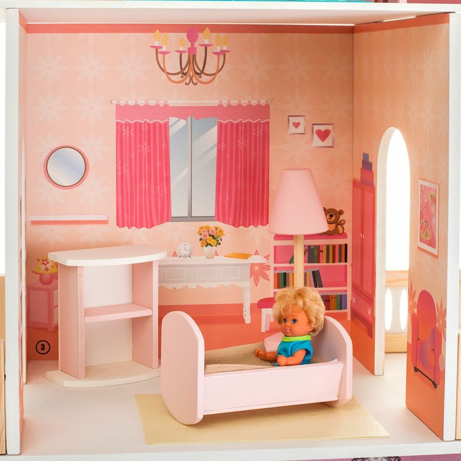 Кукольный домик Paremo Поместье Монтевиль с мебелью 16 предметов PD318 PD318 - фото 6