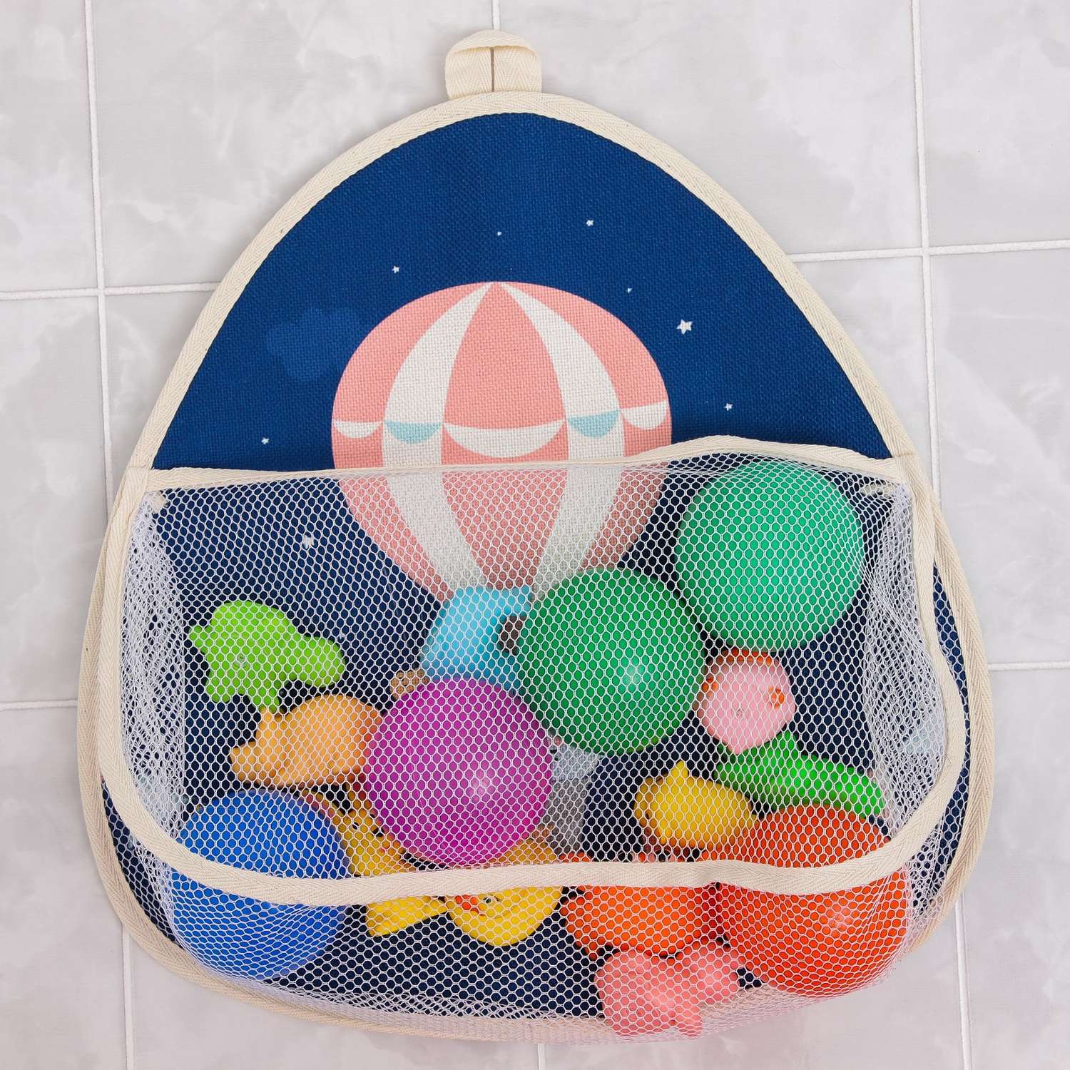 Сетка Крошка Я для хранения игрушек в ванной «Воздушный шар» - фото 2